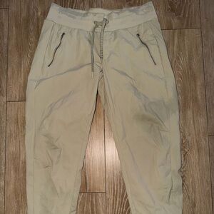 Athleta  Light Tan textured Joggers
